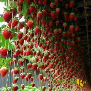 Клубника ампельная Анастасия купить по цене от 370р. в интернет-магазине «Посадика» с доставкой почтой в в Кирово-Чепецке и по всей России – [изображение №1].